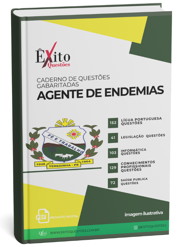 Capa Caderno Agente Endemias Igeduc
