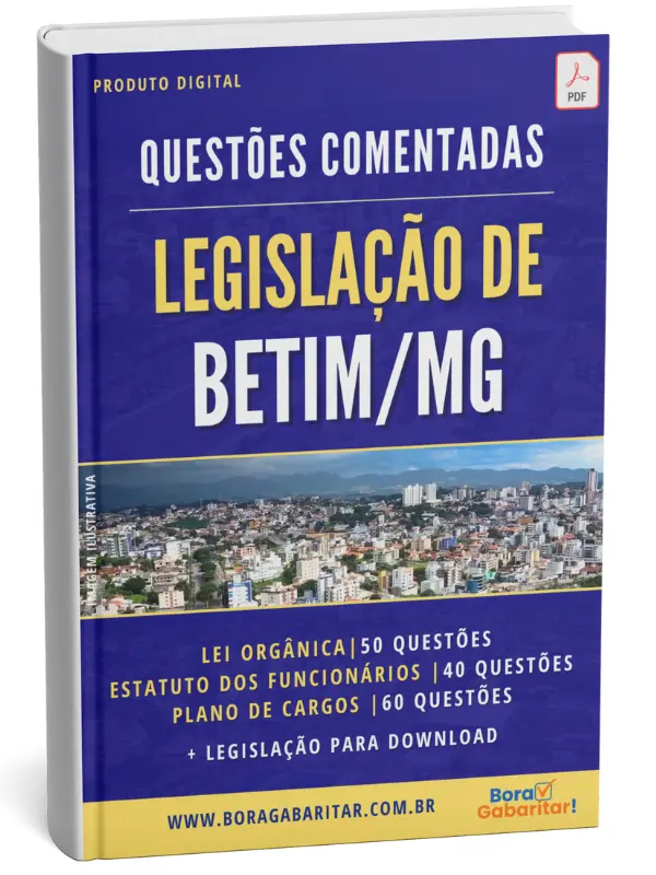Capa Caderno Legislação Betim