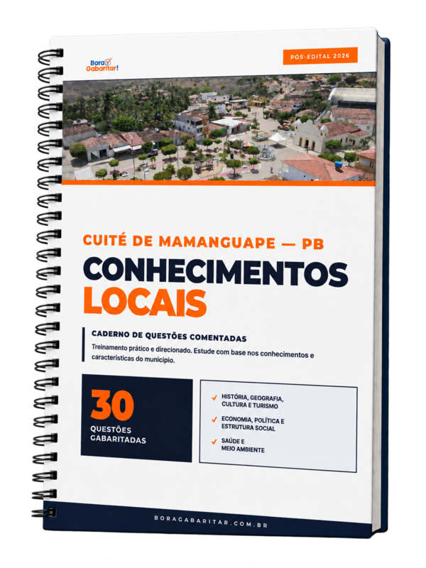 Caderno de Questões Comentadas de Conhecimentos sobre Mamanguape/PB