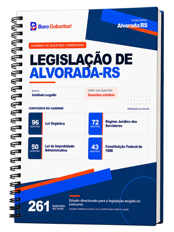 Caderno de Questões Comentadas de Legislação de Alvorada/RS