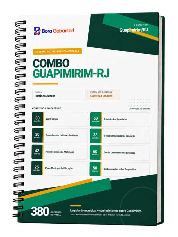Combo Legislação e Conhecimentos Locais de Guapimirim/RJ